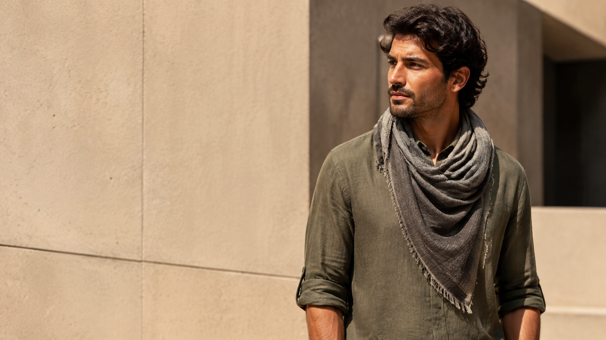 Bannière de la collection Chèche Homme – NeckChic