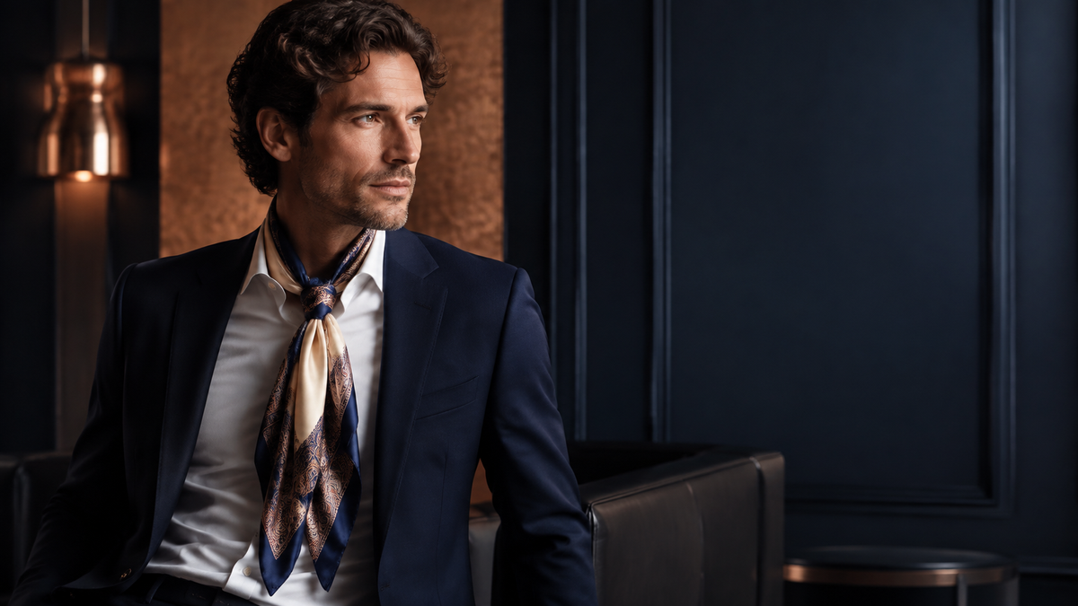 Bannière de la collection Cravate Foulard Homme – NeckChic