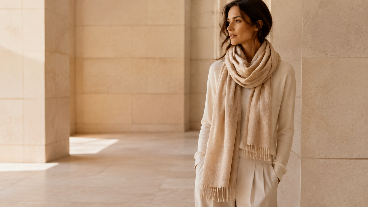 Bannière de la collection Écharpe Beige – NeckChic