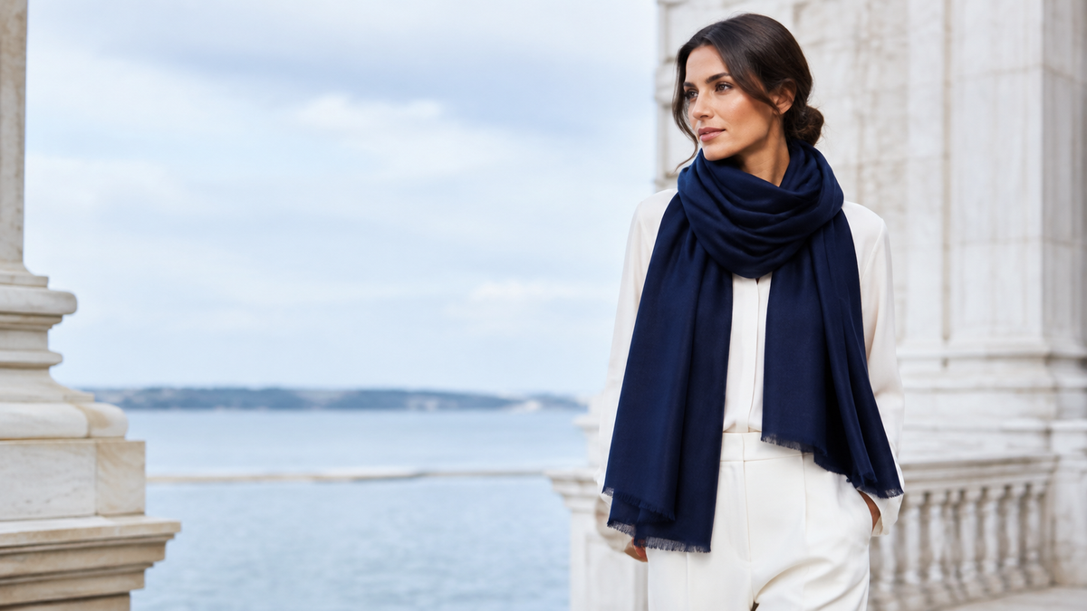 Bannière de la collection Écharpe Bleu Marine – NeckChic