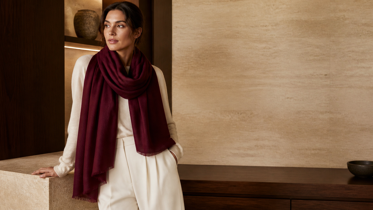 Bannière de la collection Écharpe Bordeaux – NeckChic