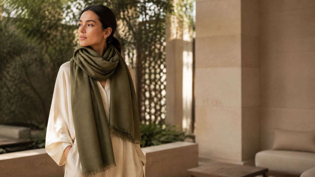Bannière de la collection Écharpe Kaki – NeckChic