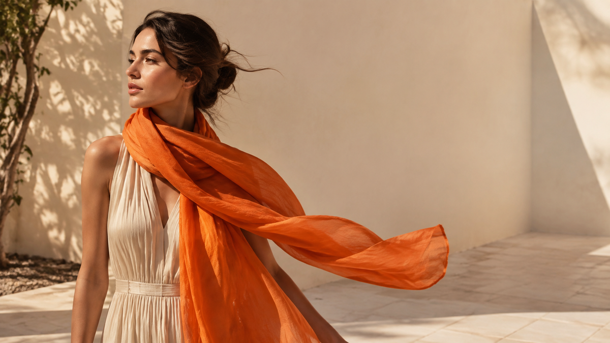 Bannière de la collection Écharpe Orange – NeckChic