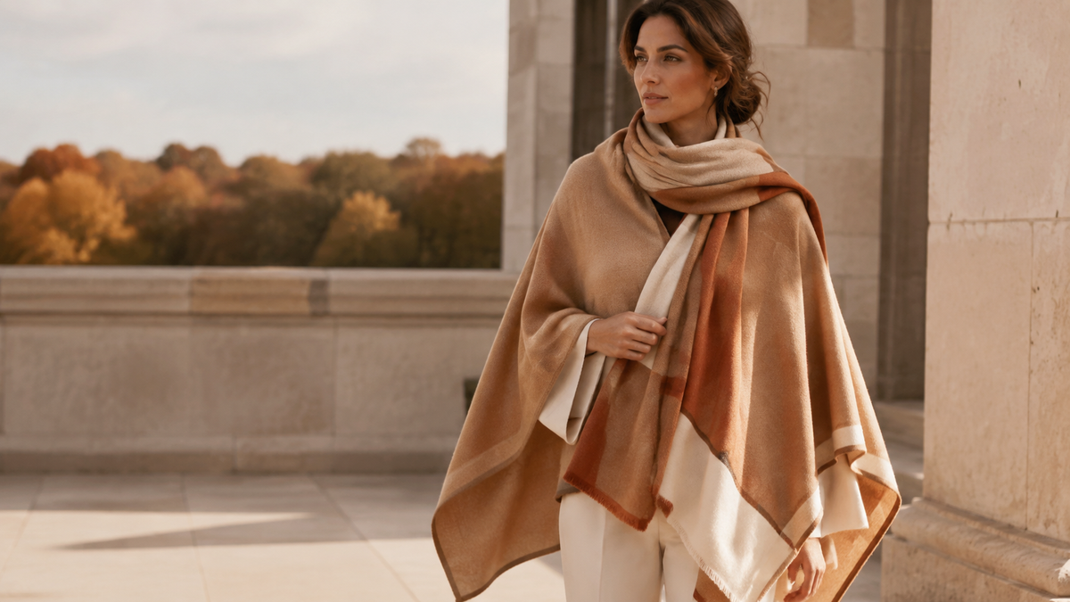 Bannière de la collection Écharpe Poncho Femme – NeckChic