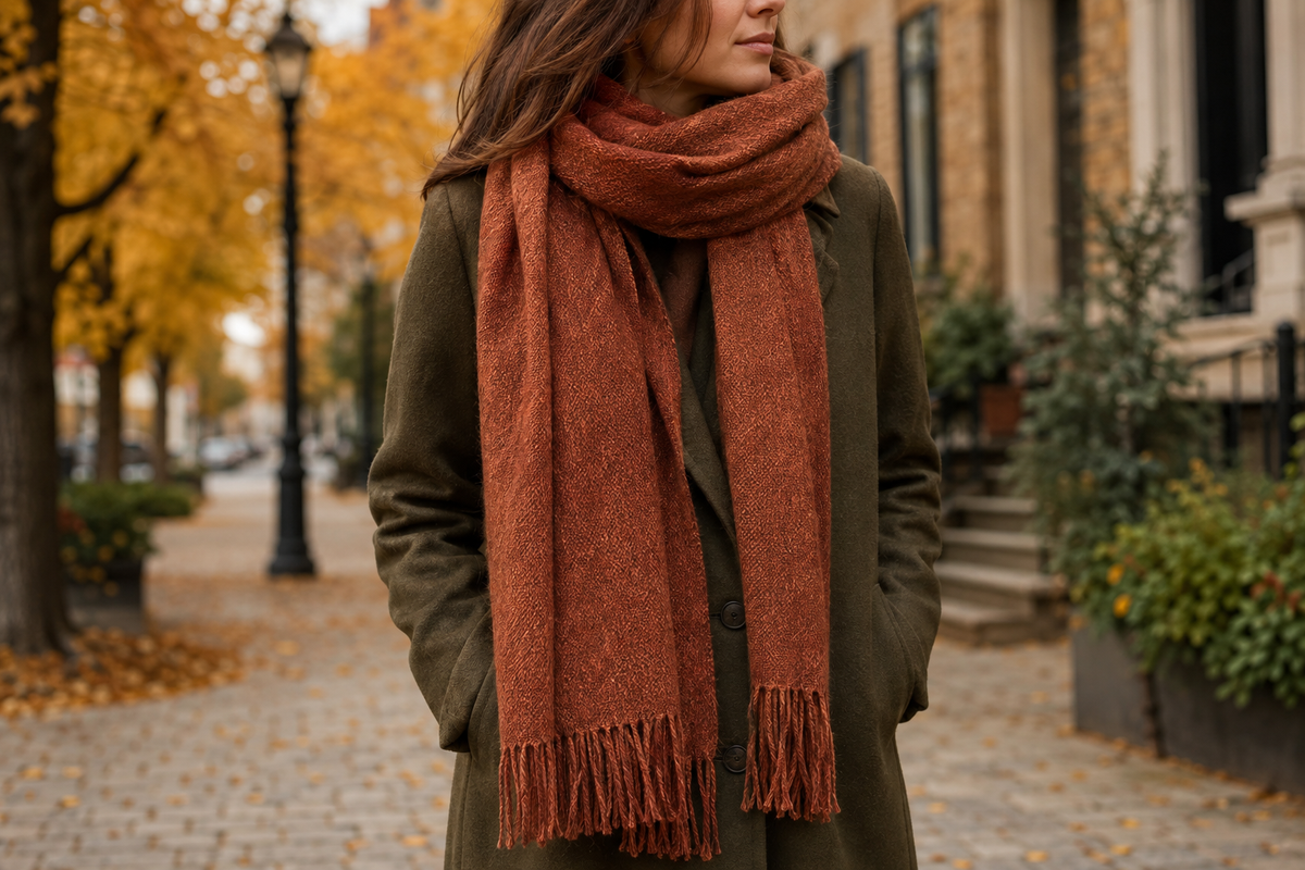 Bannière de la collection Écharpes Femme en Laine – NeckChic