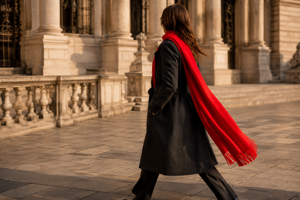 Bannière de la collection Écharpes Femme Rouge – NeckChic