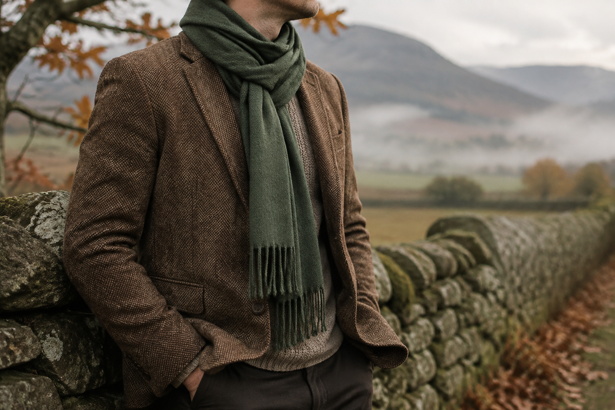 Bannière de la collection Écharpes Homme en Laine – NeckChic