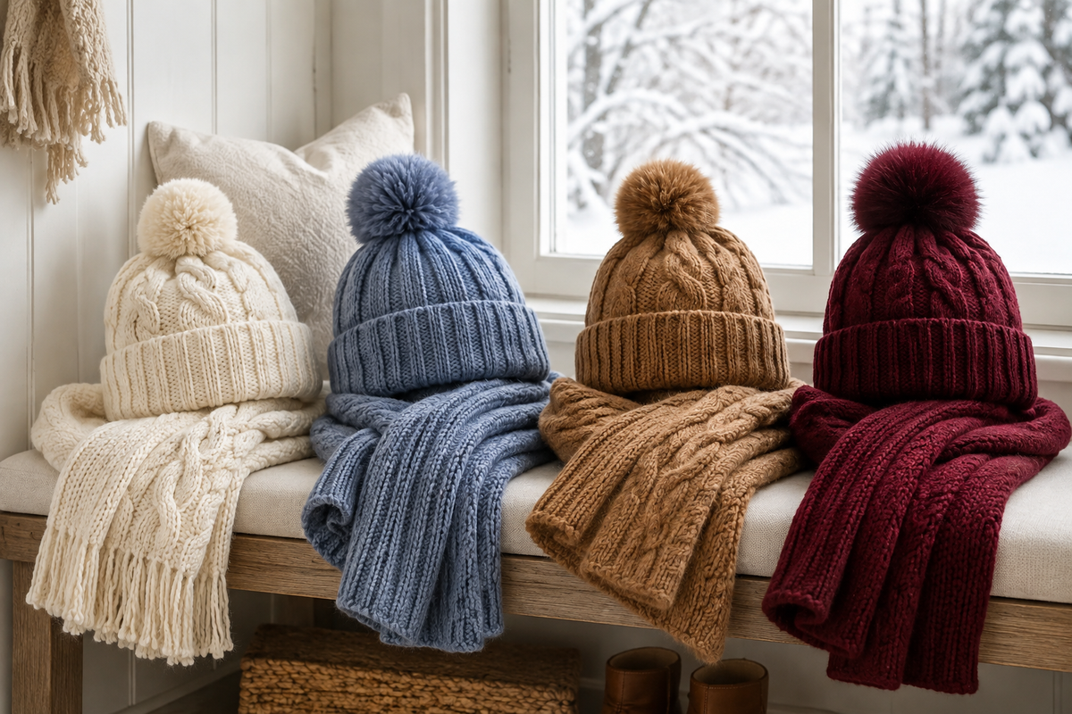 Bannière de la collection Ensemble Bonnets et Écharpes – NeckChic