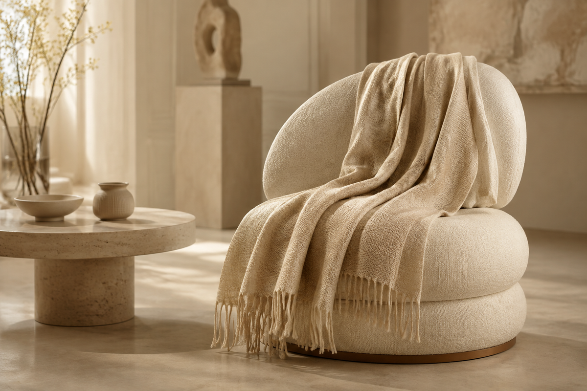 Bannière de la collection Étole Beige – NeckChic
