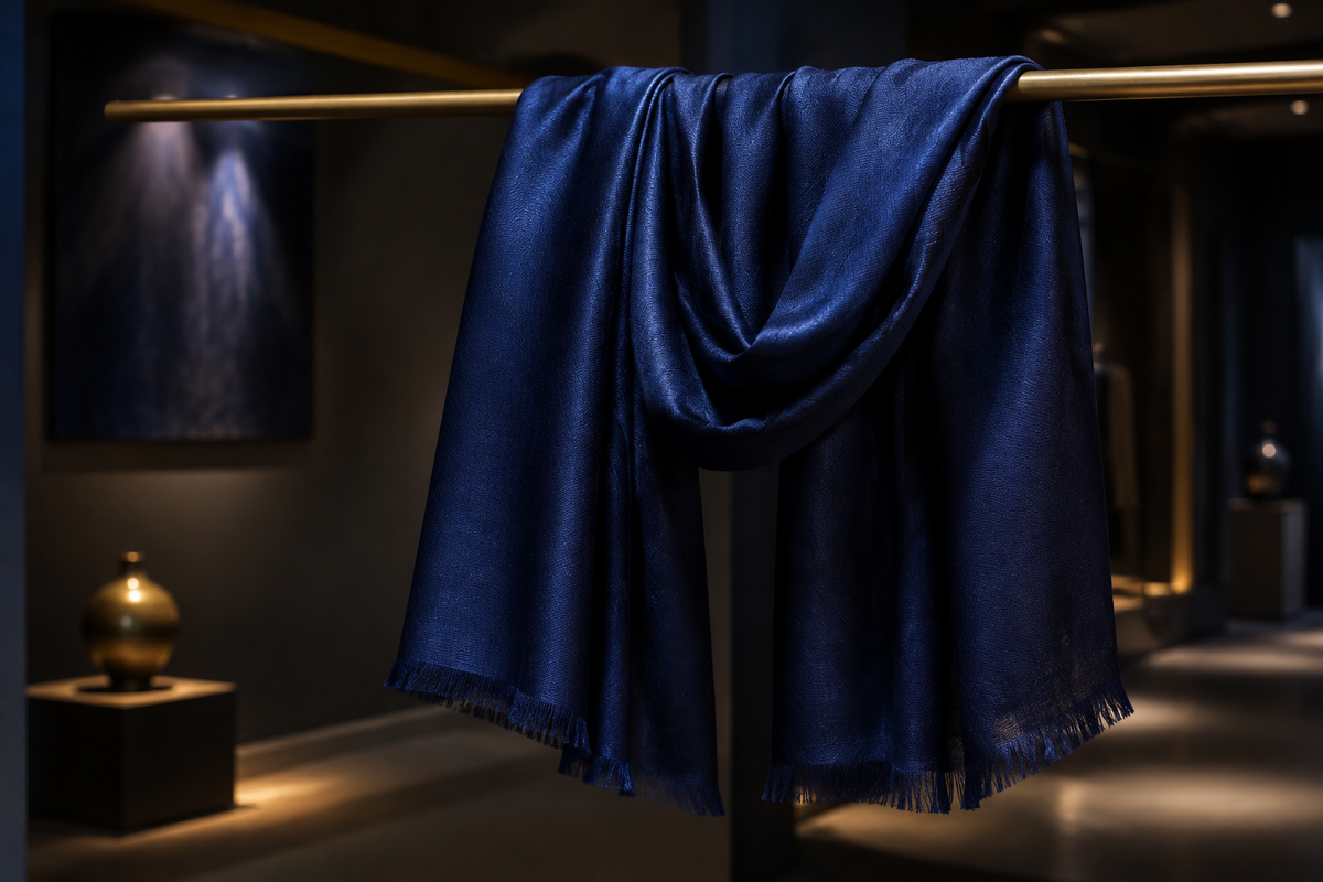 Bannière de la collection Étole Bleu Marine – NeckChic