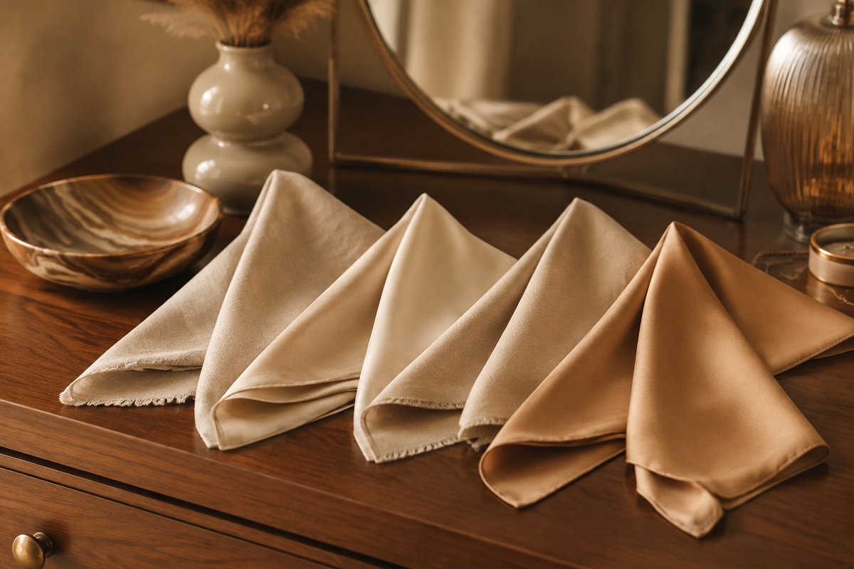 Bannière de la collection Foulard Beige – NeckChic