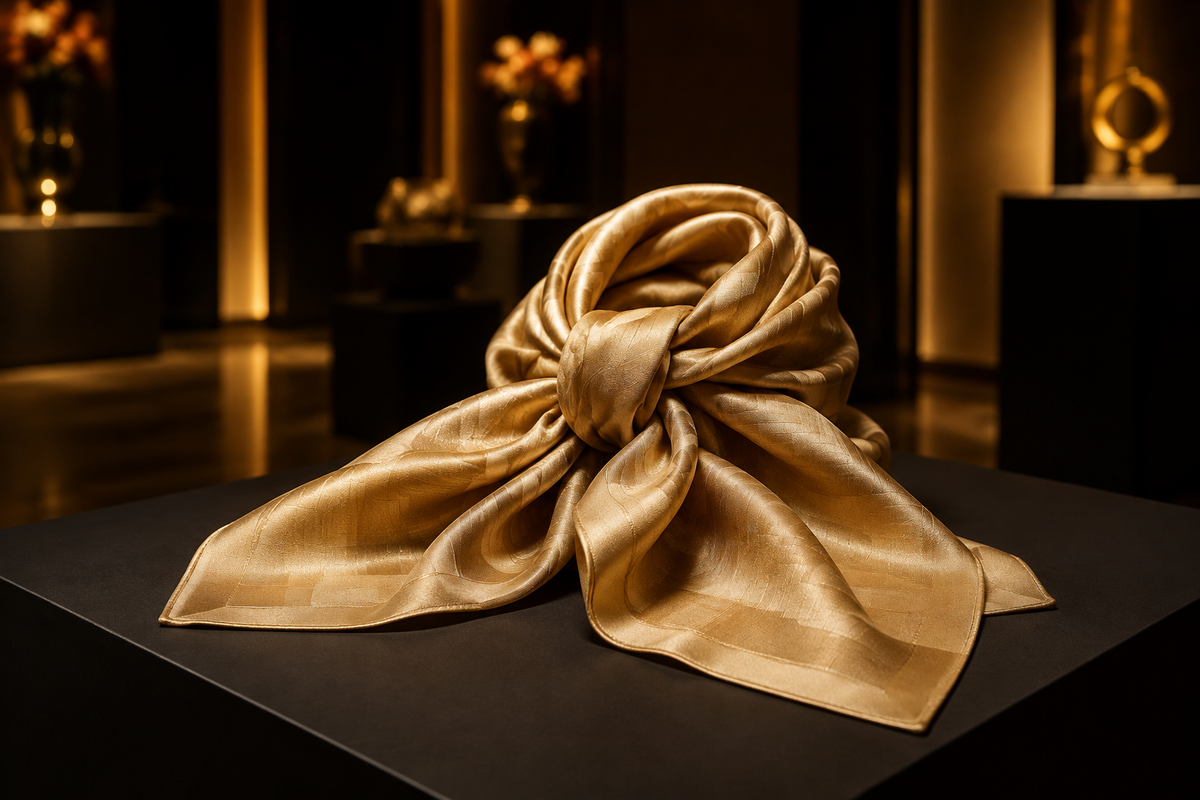 Bannière de la collection Foulard Doré – NeckChic