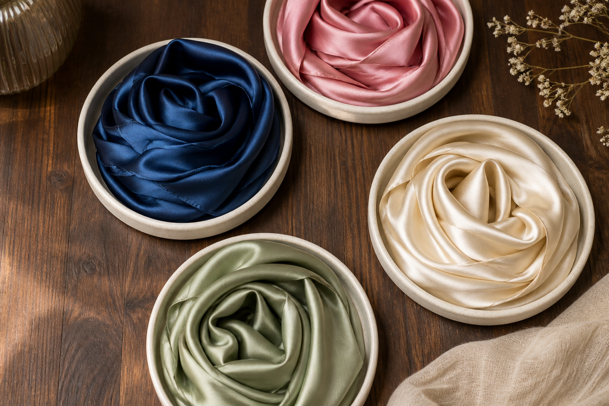 Bannière de la collection Foulard en Soie Femme – NeckChic