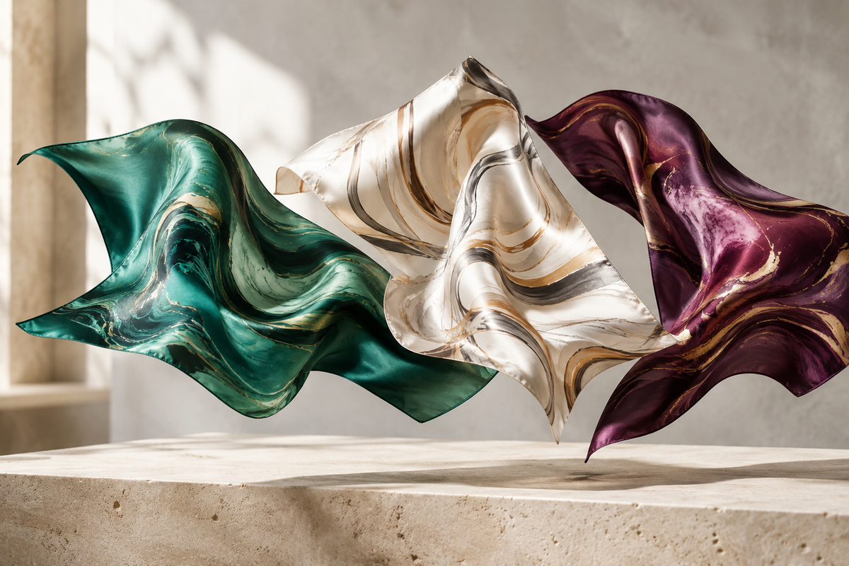 Bannière de la collection Foulard en Soie – NeckChic