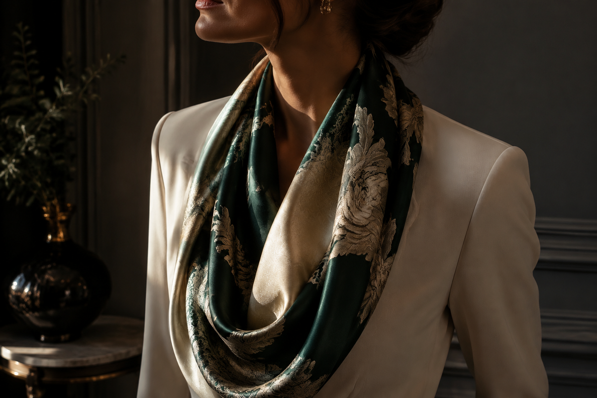 Bannière de la collection Foulard Femme Luxe – NeckChic