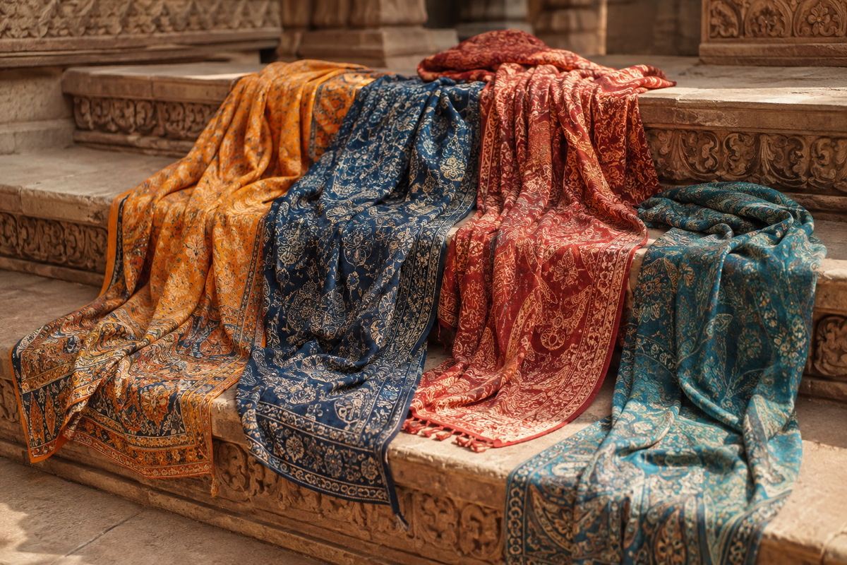 Bannière de la collection Foulard Indien – NeckChic