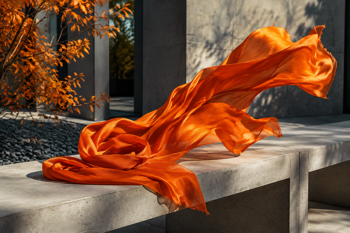 Bannière de la collection Foulard Orange – NeckChic