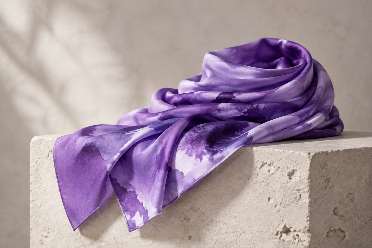 Bannière de la collection Foulard Violet – NeckChic