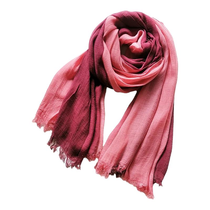 Accessoire chèche de teinte rose