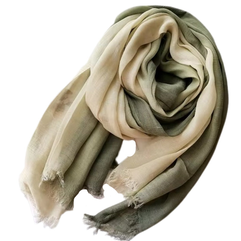 Accessoire chèche de teinte verte