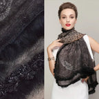 Accessoire foulard à imprimé léopard