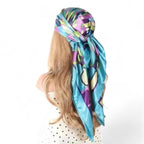 Accessoire foulard carré pour cheveux