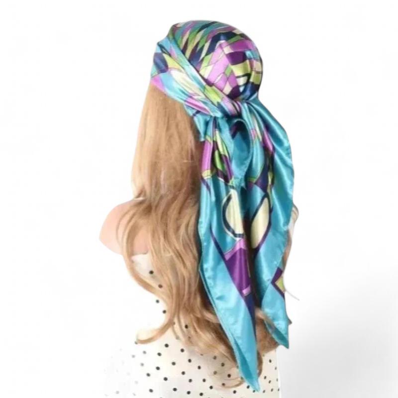 Accessoire foulard carré pour cheveux