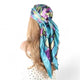 Turquoise and Purple