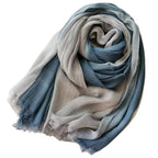 Accessoire homme chèche de teinte bleue