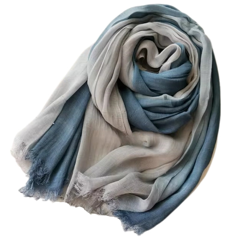 Accessoire homme chèche de teinte bleue