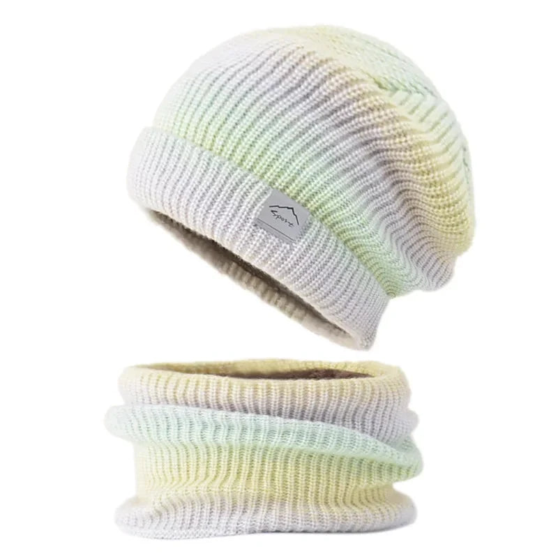 Accessoires femme bonnet et tour de cou