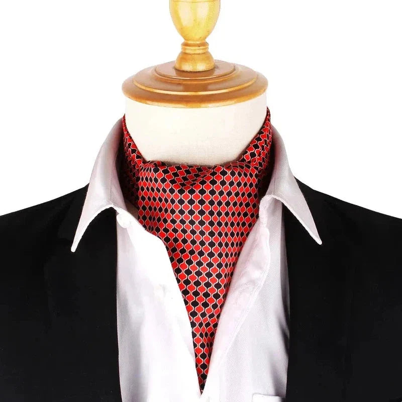 Ascot à imprimés décoratifs