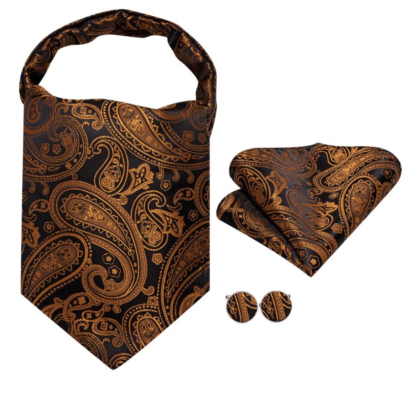 Ascot de soie pour homme