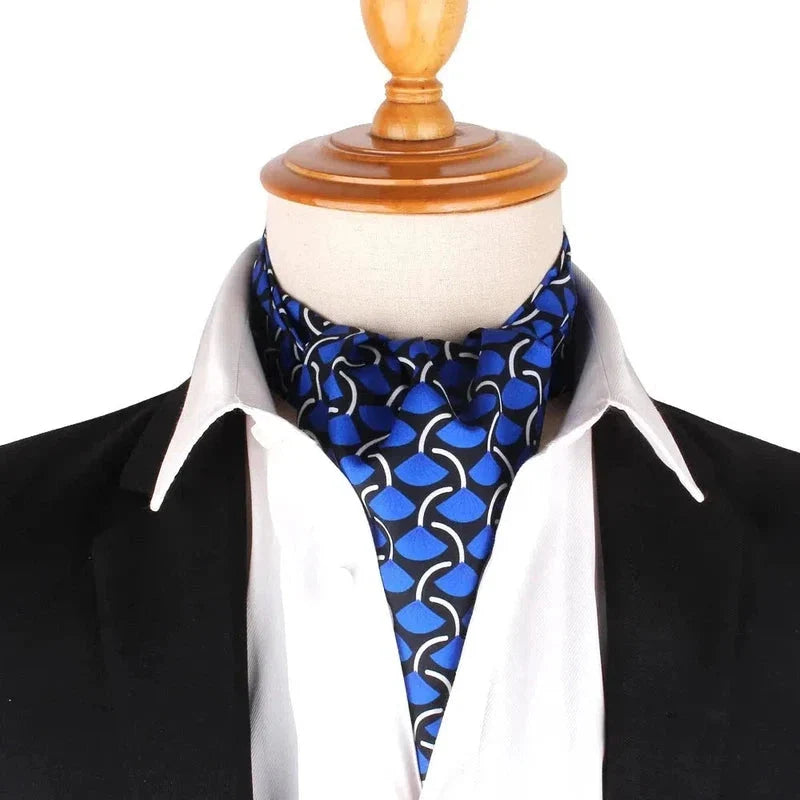 Ascot décoratif à motifs