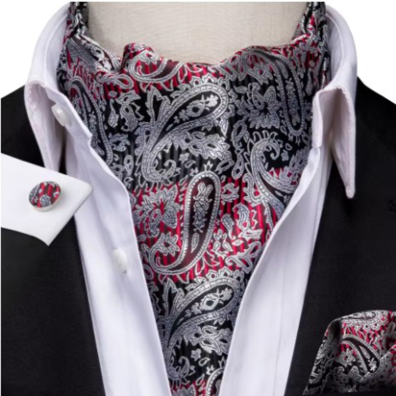 Ascot façon cravate de soie