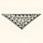 Bandana avec dentelle