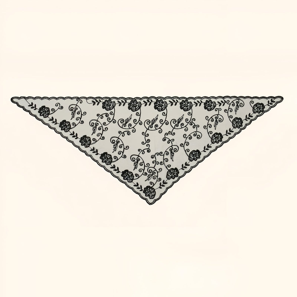 Bandana avec dentelle