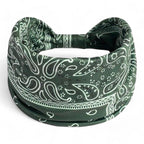 Bandana formant un bandeau croisé