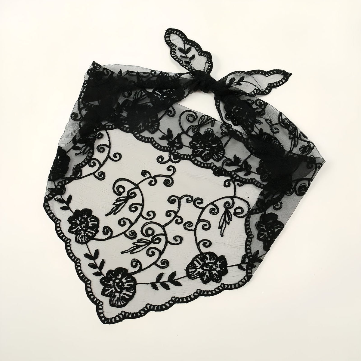 Bandana style dentelle