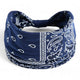 Navy Blue and White