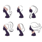 Bandeau cheveux femme au style croisé