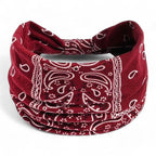 Bandeau croisé inspiré du bandana