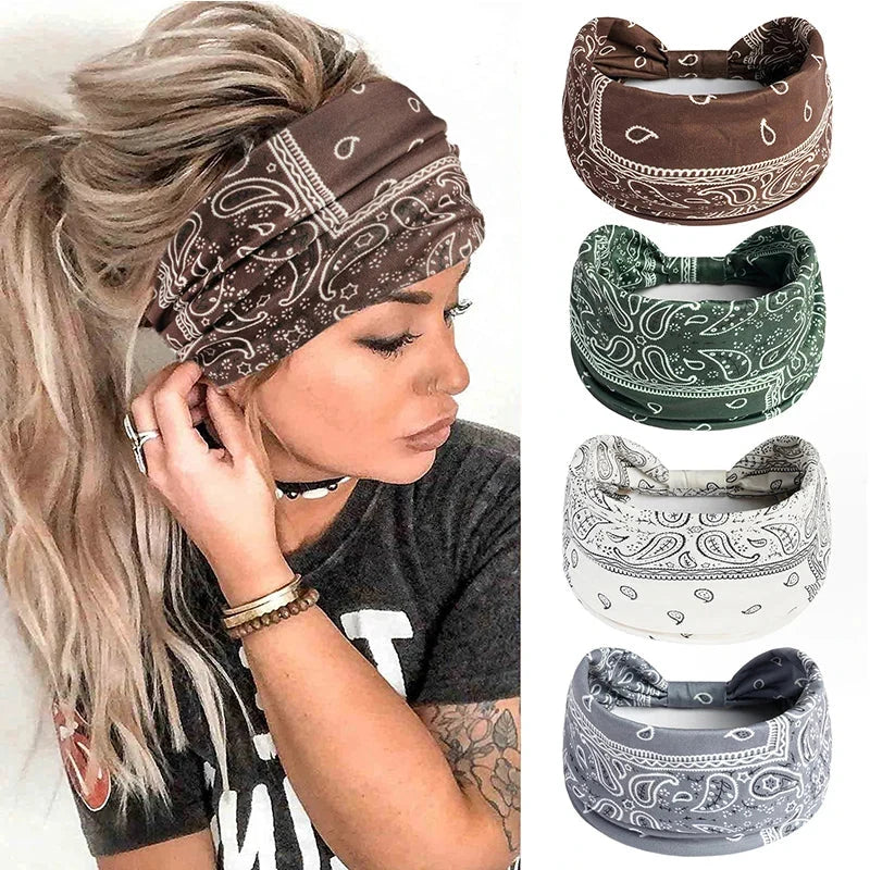 Bandeau croisé style bandana