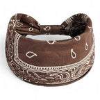 Bandeau de style bandana croisé