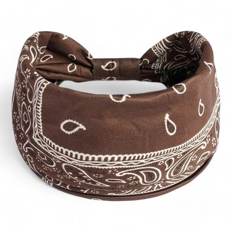 Bandeau de style bandana croisé