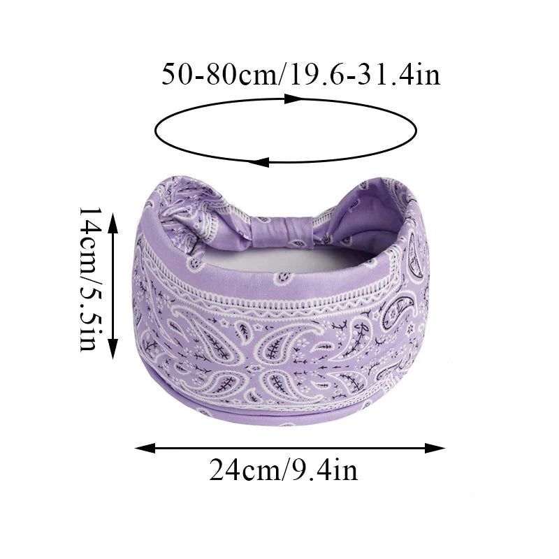 Bandeau femme croisé pour les cheveux