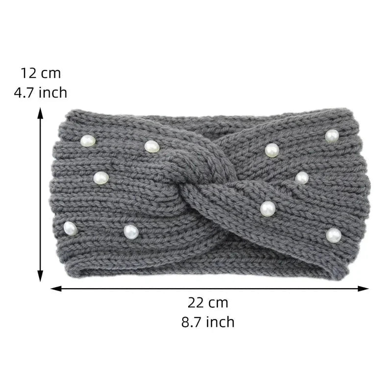 Bandeau hivernal pour cheveux femme