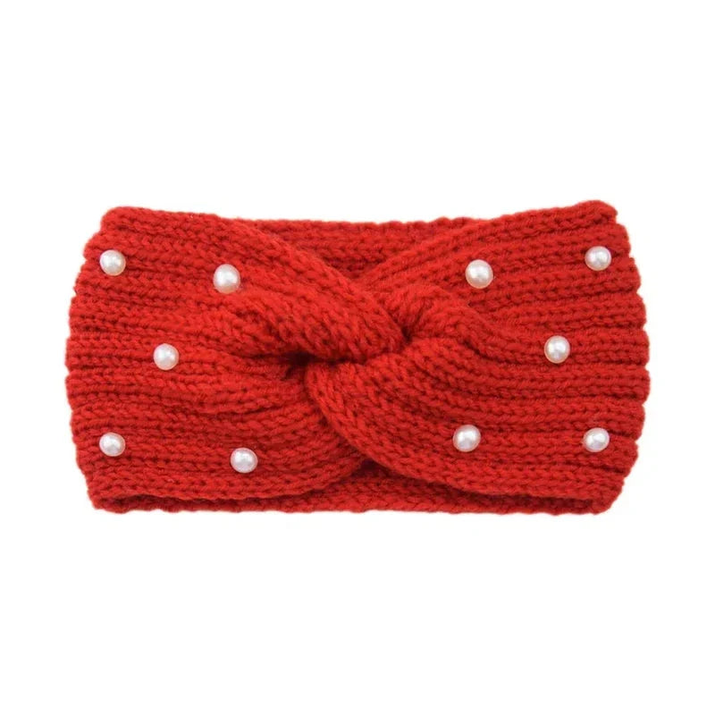 Bandeau pour cheveux de femme en hiver