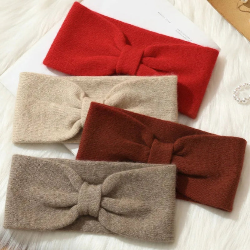 Bandeau pour cheveux en cachemire