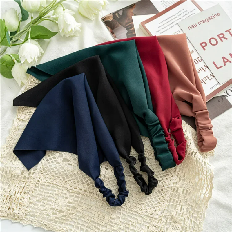 Bandeau pour les cheveux au format triangle